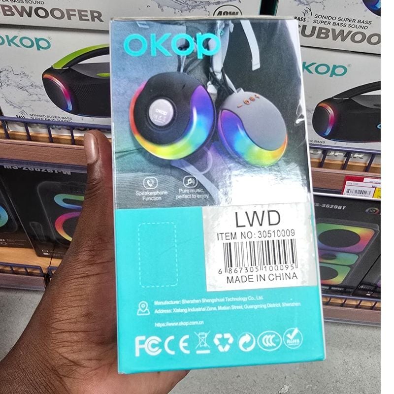 OKOP Model No. KP-834 Portable Wireless Speaker