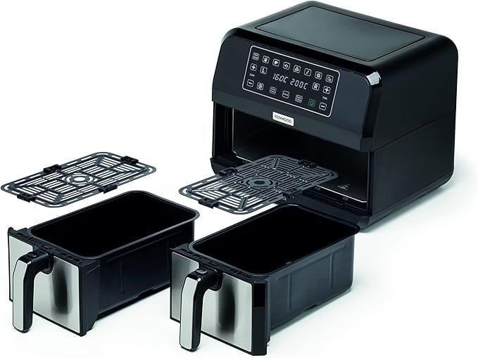 KENWOOD HFM75.000MB DUAL AIR FRYER - 4L+4L