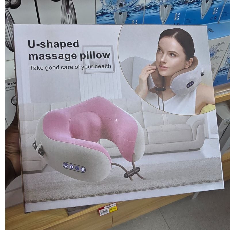 electronic U-shaped neck massage pillow
