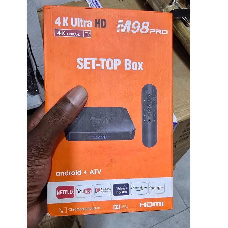 M98 Pro 4K Ultra HD Android TV Set-Top Box