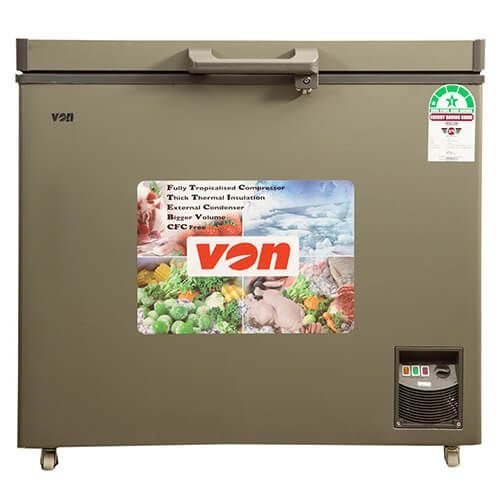 Von 200L Showcase Freezer(Grey