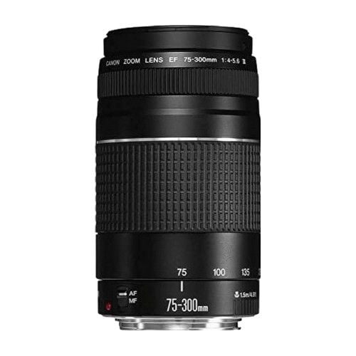 Canon EF 75-300mm f/4-5.6 III USM | Telephoto Zoom Lens for Canon SLR Cameras | 2 year warranty