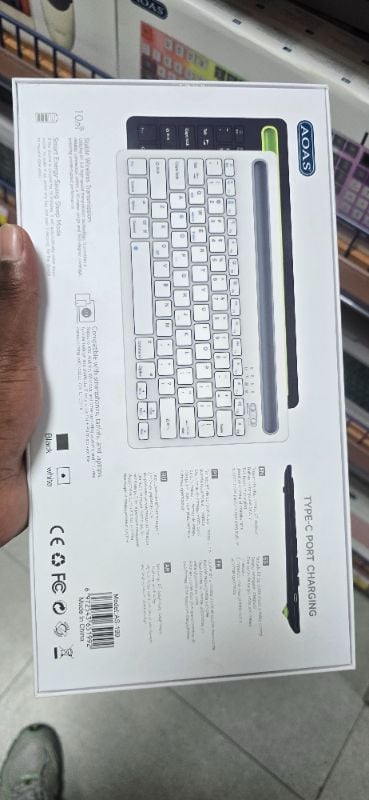 AQAS AS-199 Dual Bluetooth Keyboard