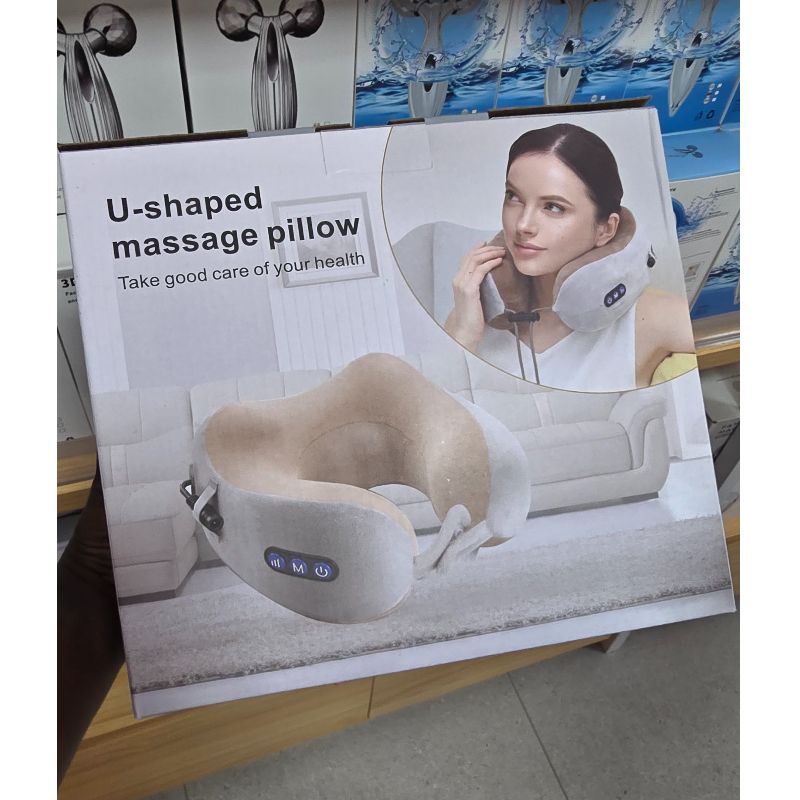 electronic U-shaped neck massage pillow