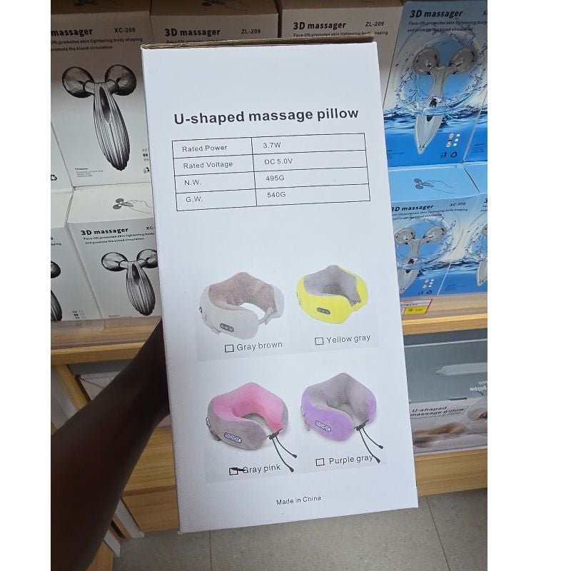 electronic U-shaped neck massage pillow