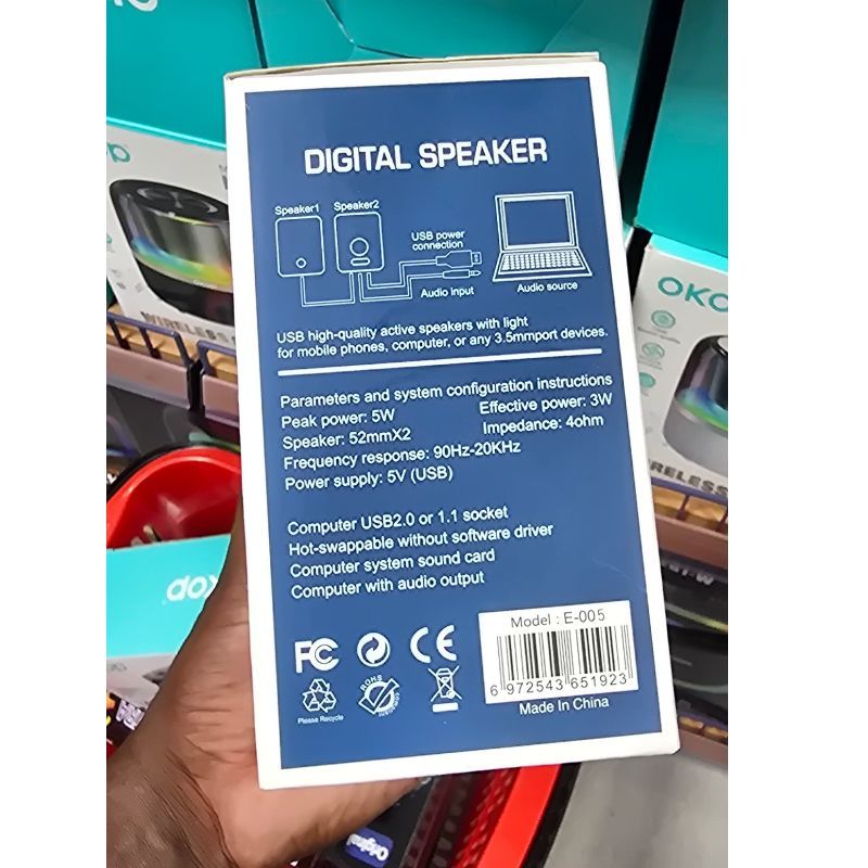 AOAS E-005 RGB Computer Speaker