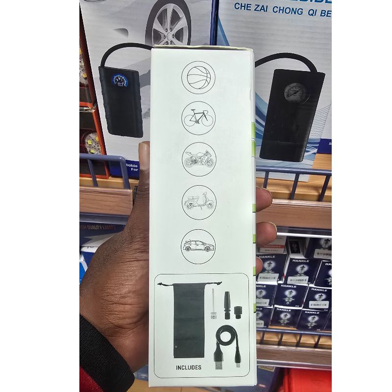 AIBAIE LLZ-668 Portable Cordless Air Compressor and Power Bank.
