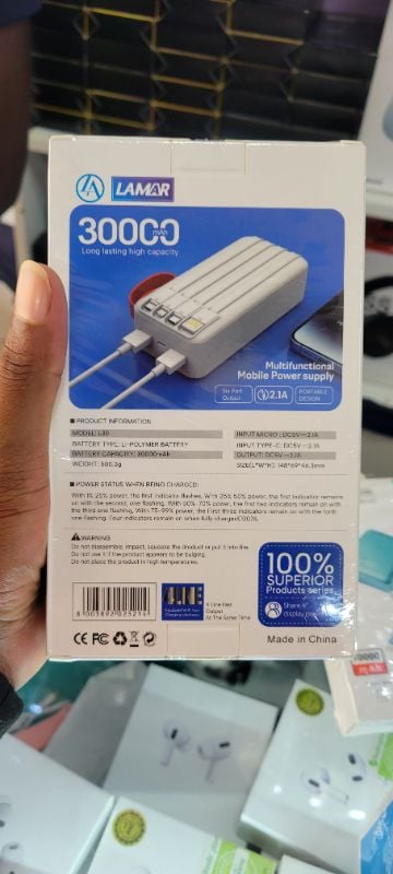 30,000mAh POWERBAN