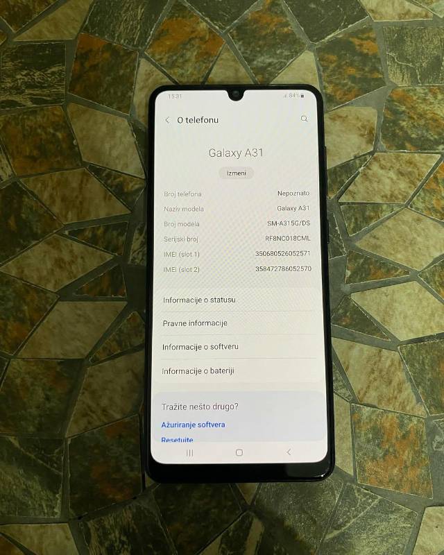 SAMSUNG A31