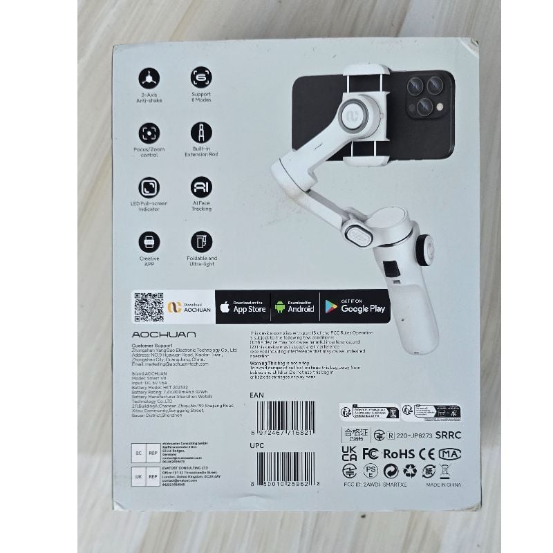 V8 3-Axis Smartphone Stabilizer