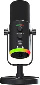 OMISTAR XLR/USB Dynamic RGB Microphone