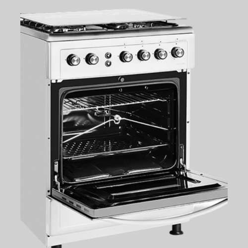 Super General 60×60 Automatic Ignition S.Steel Gas Cooker Oven | Euro Pool Burners | Large Oven Cavities | SGC6470MSFS