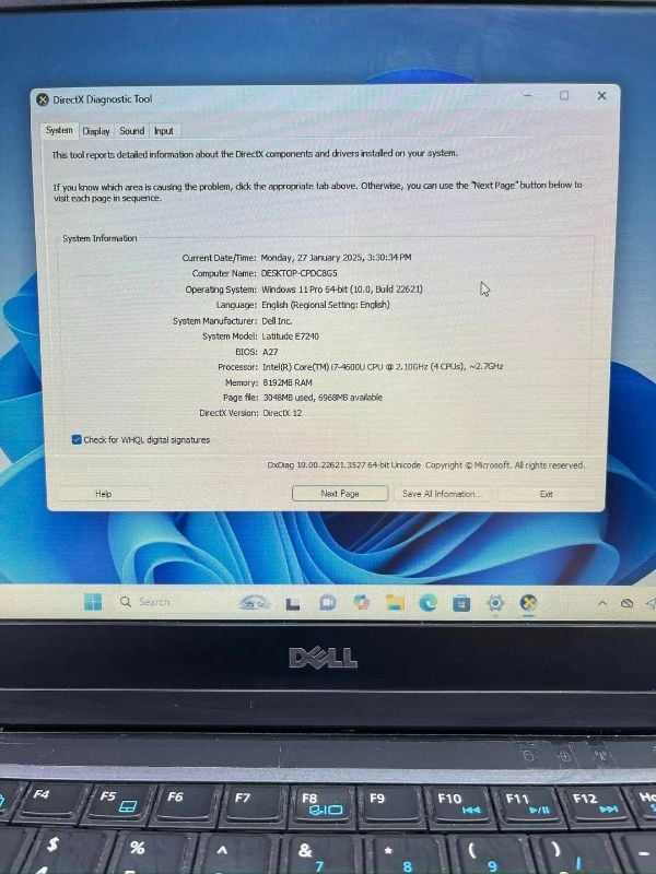 Dell latitude E7240