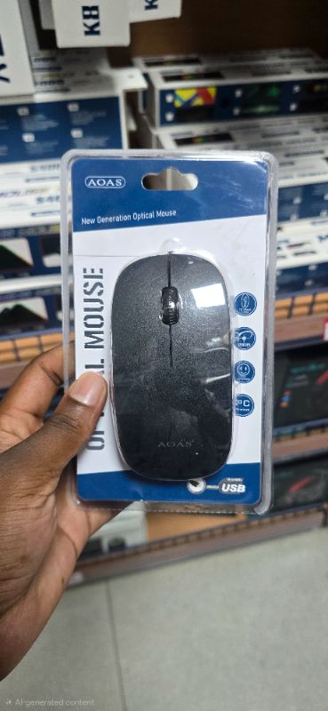 AOAS 1200 DPI USB Optical Mouse X