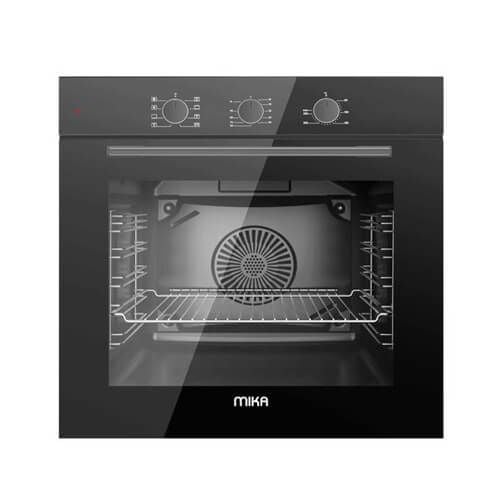 Mika 73Liters Built-In Electric Oven with Grill and Rotisserie 60cm-MBV13081MBG