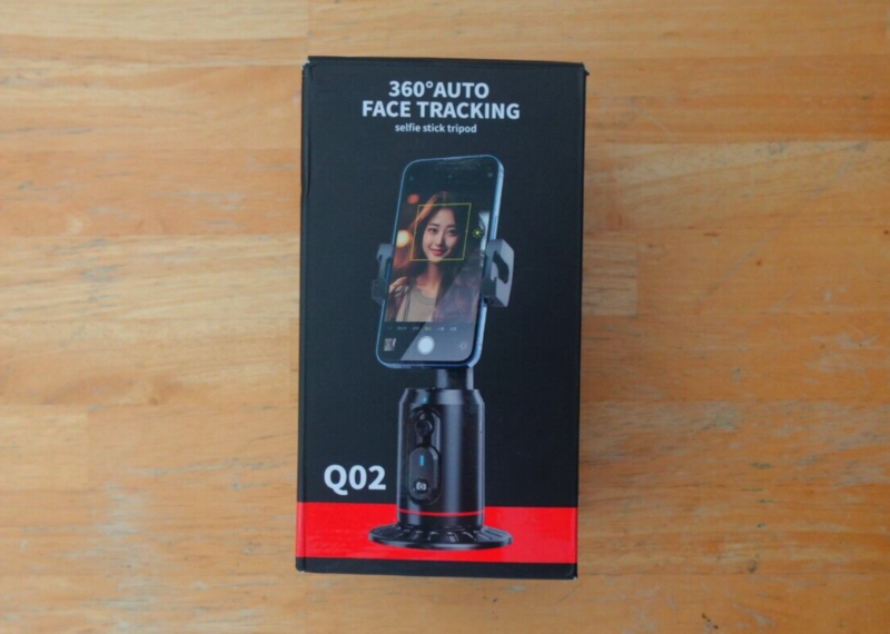 Q02 360° Auto Face Tracking Selfie Stick Tripod