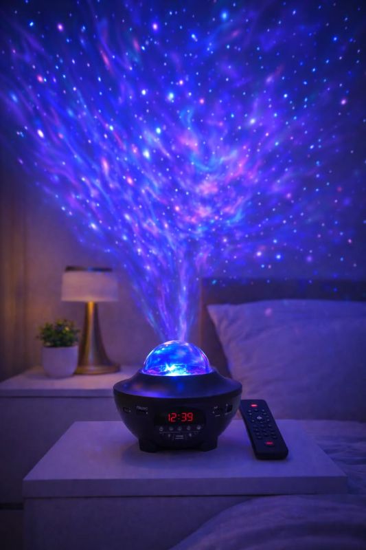 room projector light with speaker