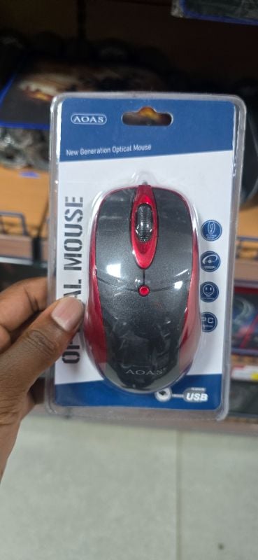 AOAS 1200 DPI USB Optical Mouse
