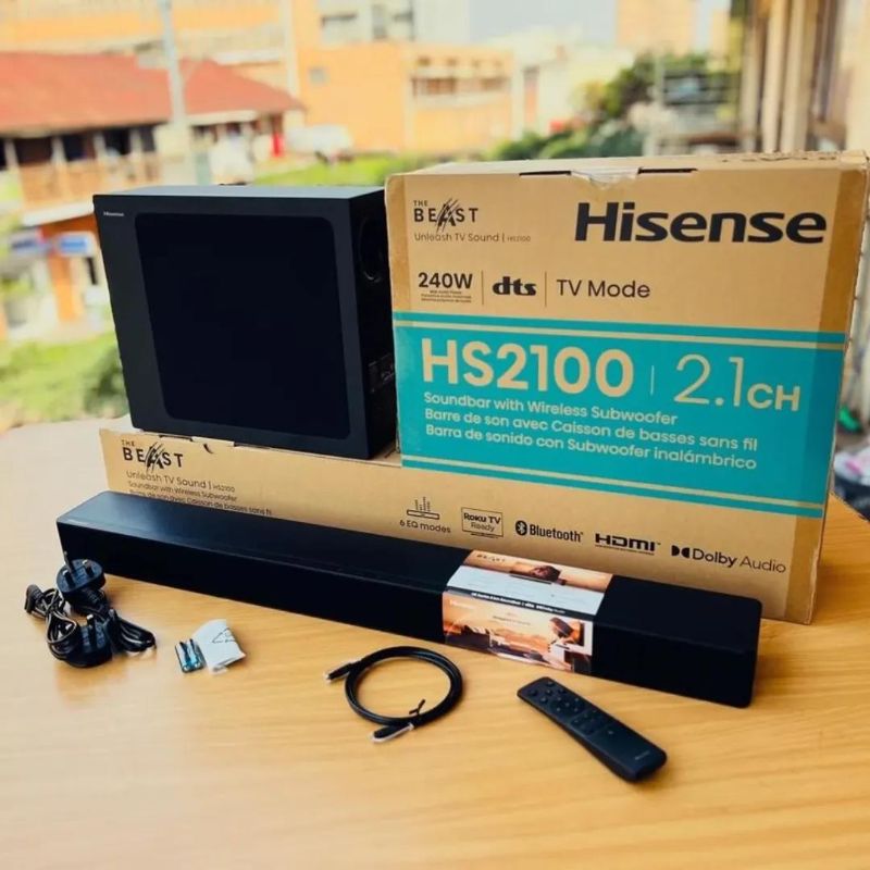 Hisense HS2100 2.1-Channel Soundbar