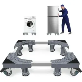 Movable wheel fridge stand , adjustable