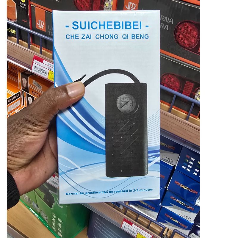 portable electric vehicle tire inflator pump