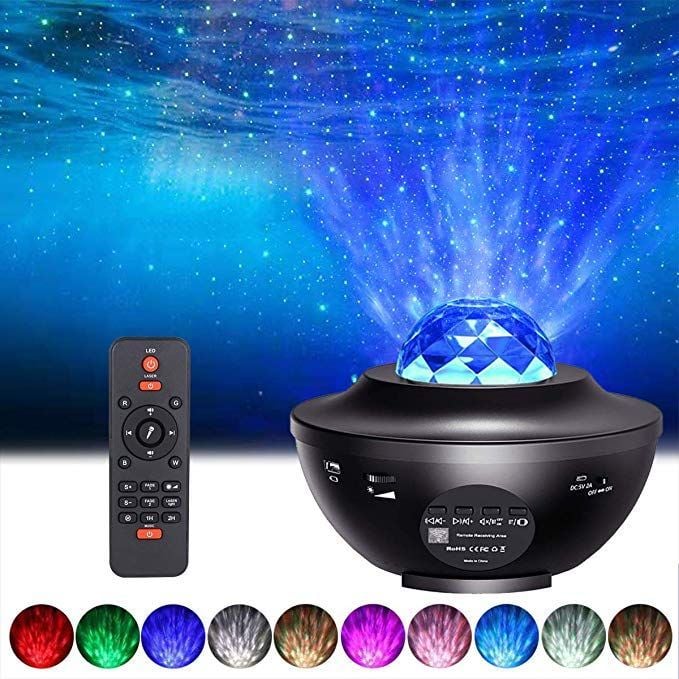 room projector light with speaker