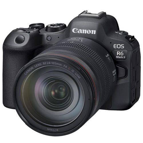 Canon EOS R6 Mark II V2.4+RF 24-105mm Lens Mirrorless Camera