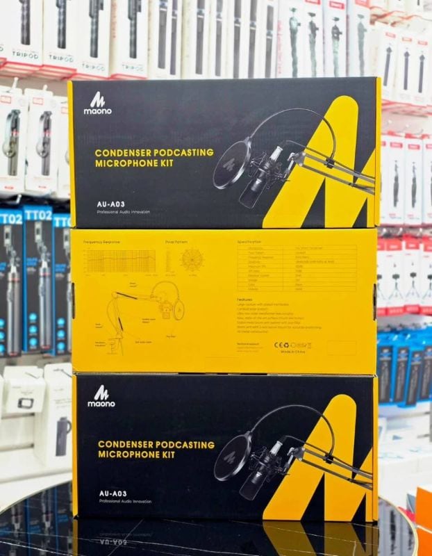 AU-A03/AU-A04 condenser microphone kits