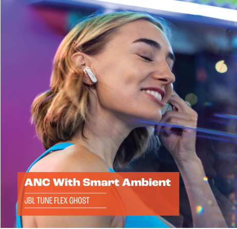 JBL Tune Flex True Wireless Noise Cancelling Earbuds