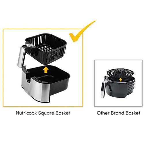 Nutricook Rapid Air Fryer 3.6L(Black