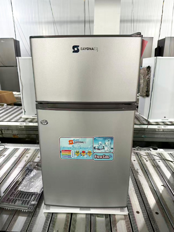 SayonaPPS Double Door Mini Refrigerator 90L