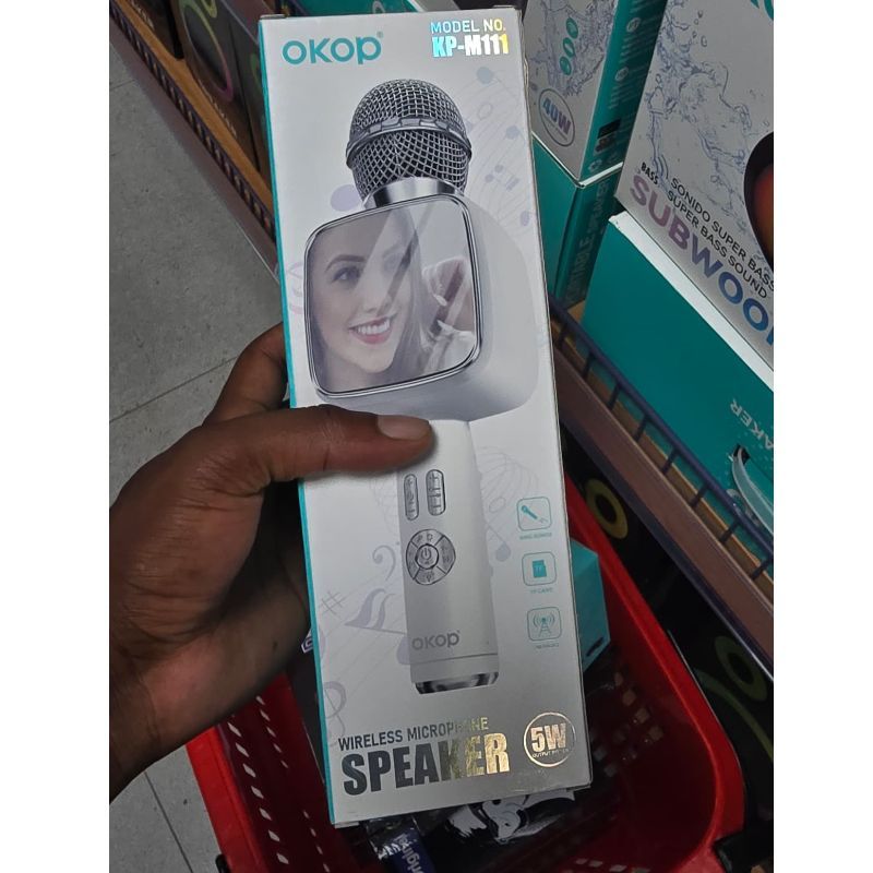 OKOP KP-M111 Wireless Karaoke Microphone Speaker