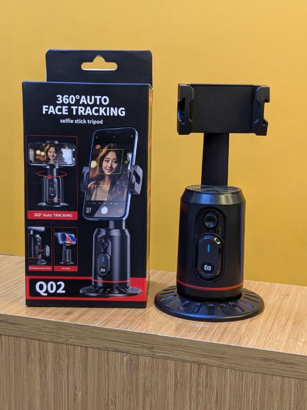 Q02 360° Auto Face Tracking Selfie Stick Tripod