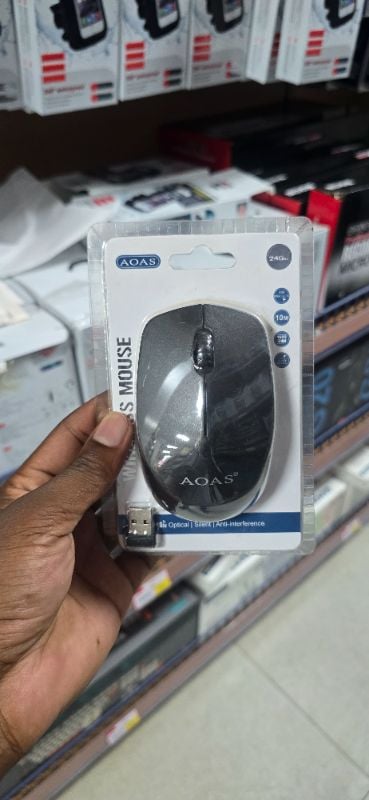 AOAS 1600 DPI Wireless Optical Mouse