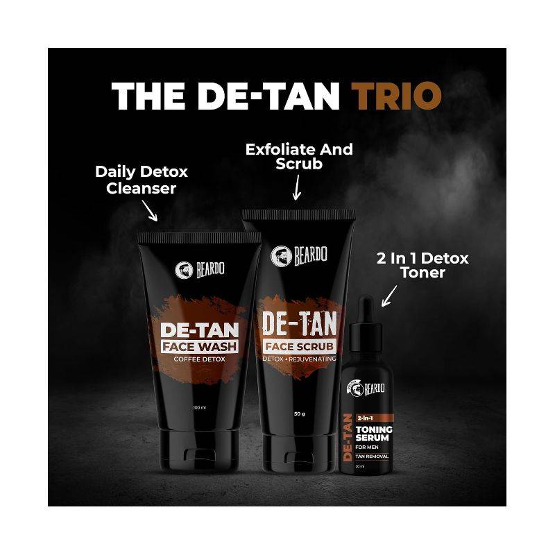 BEARDO – DE-TAN FACE SCRUB (50 GMS)