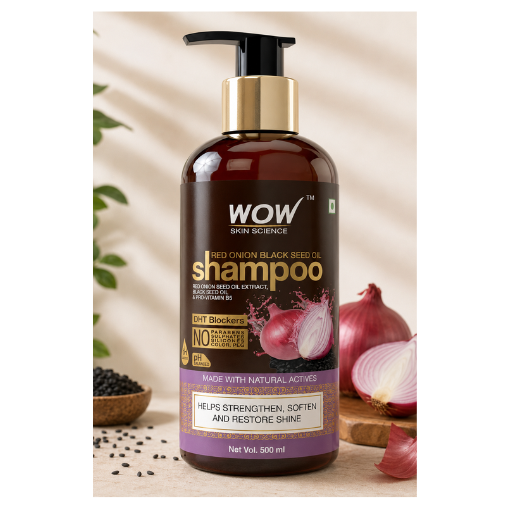 WOW - Red Onion Black Seed Oil Shampoo (500 Ml)