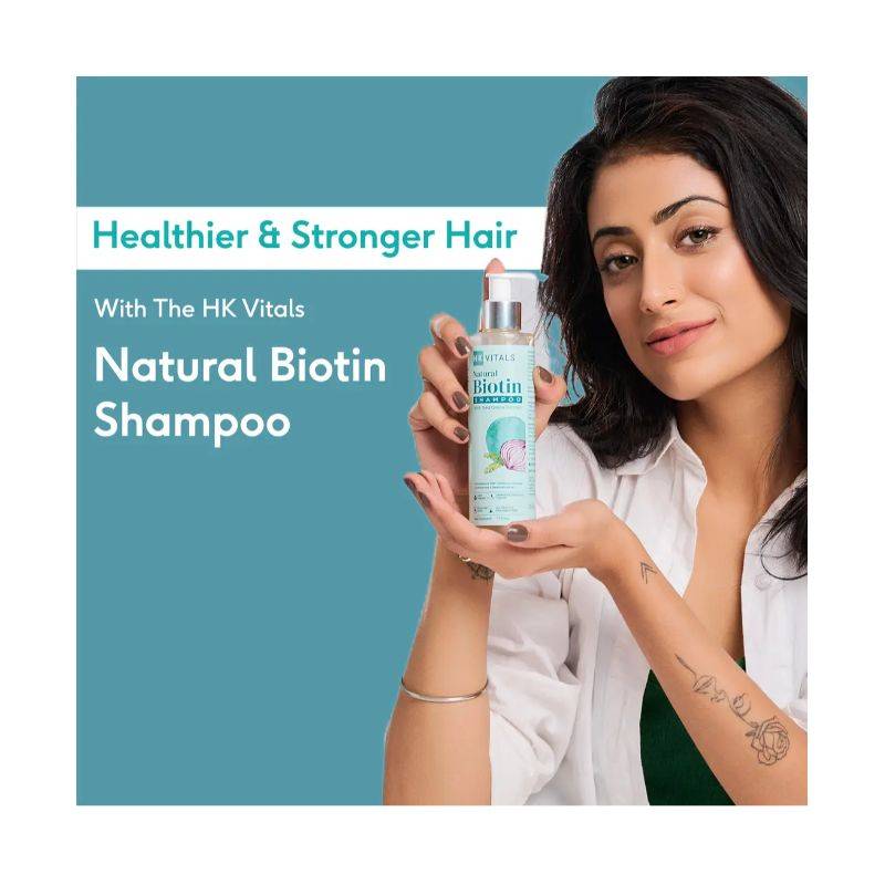 HK VITALS NATURAL – BIOTIN SHAMPOO WITH RED ONION EXTRACT (175 ML)