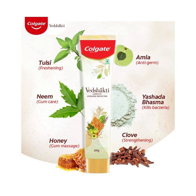 COLGATE – VEDSHAKTI TOOTHPASTE (400 GMS)