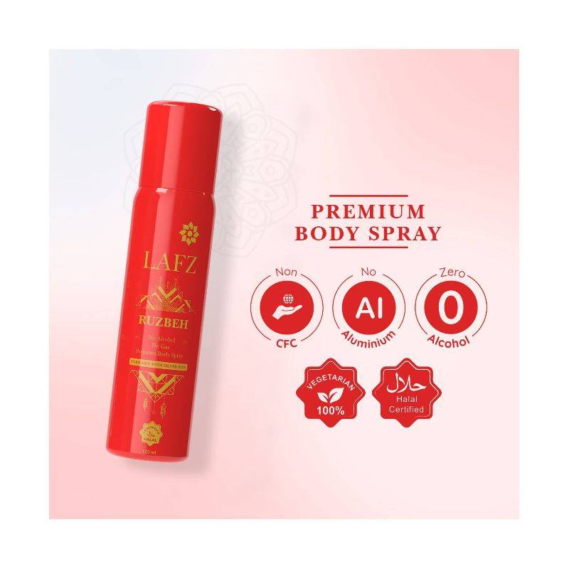 LAFZ – RUZBEH PREMIUM BODY SPRAY (120 ML)