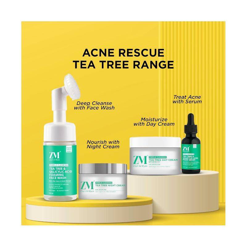 ZM (ZAYN & MYZA) - TEA TREE & SALICYLIC ACID FOAMING FACE WASH (100 ML)