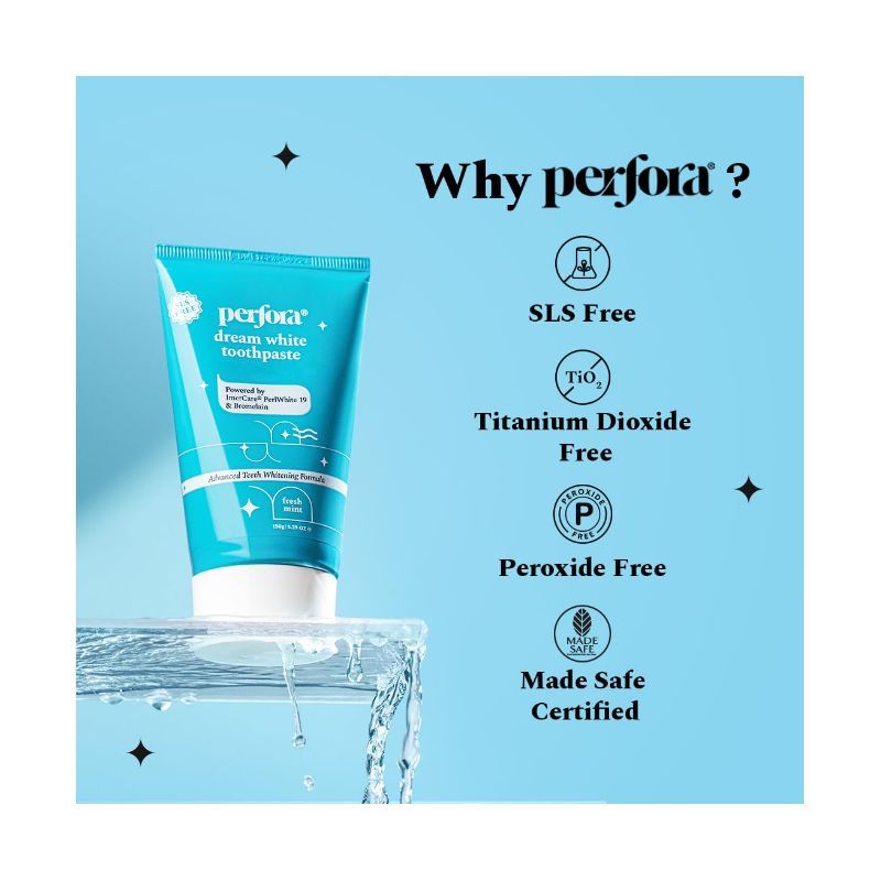 PERFORA – DREAM WHITE TOOTHPASTE “FRESH MINT” (150 GMS)