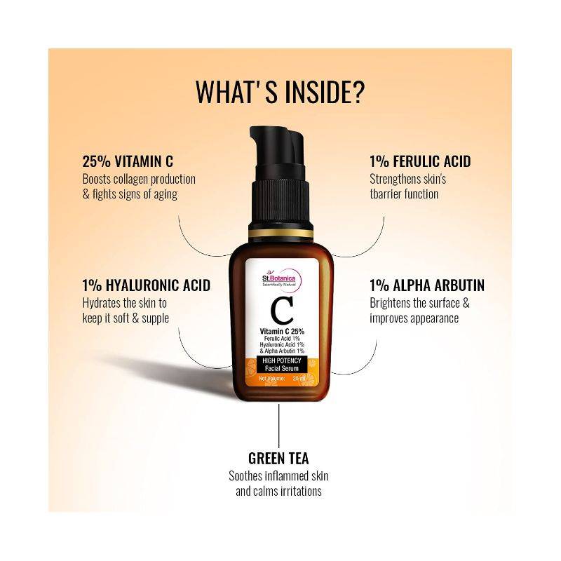 ST. BOTANICA – VITAMIN C 25% FACIAL SERUM (20 ML)