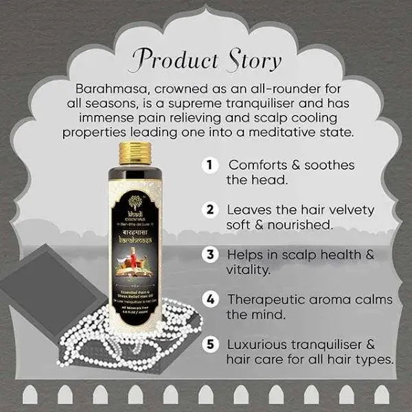 KHADI – BARAHMASA HAIR OIL (100 ML)