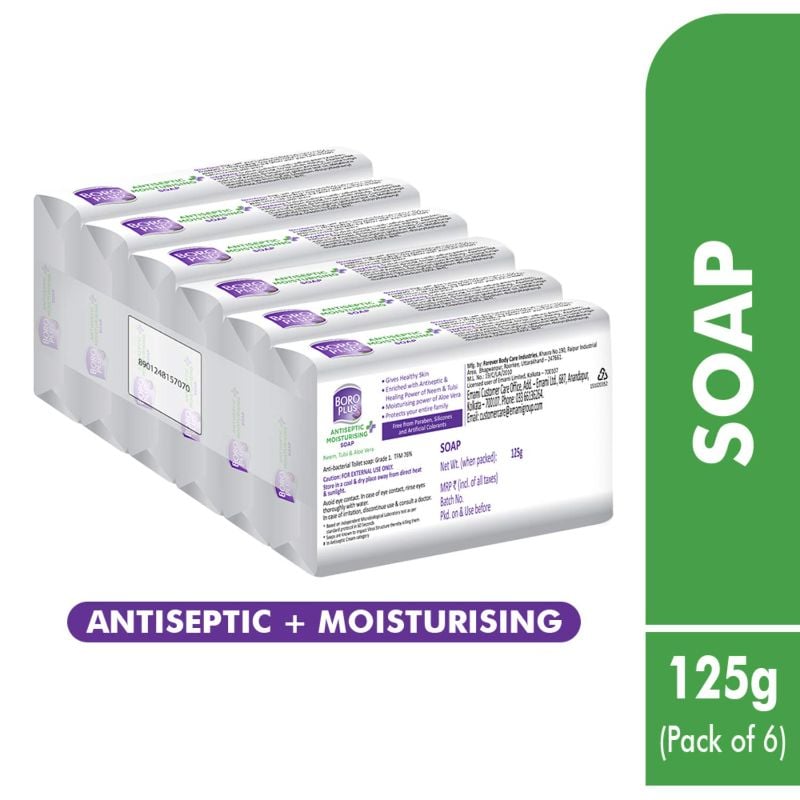 Boroplus – Antiseptic Moisturising Soap (6U X 125Gms)