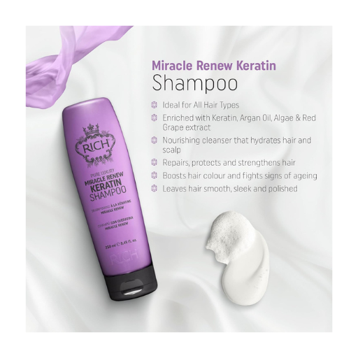 RICH - Miracle Renew Keratin Shampoo (250 Ml)