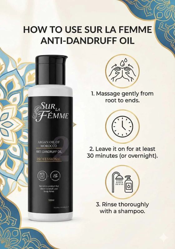 Sur La Femme - Anti Dandruff Oil (100 Ml)