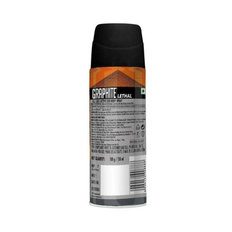 GRAPHITE – LETHAL DEO BODY SPRAY (150 ML)