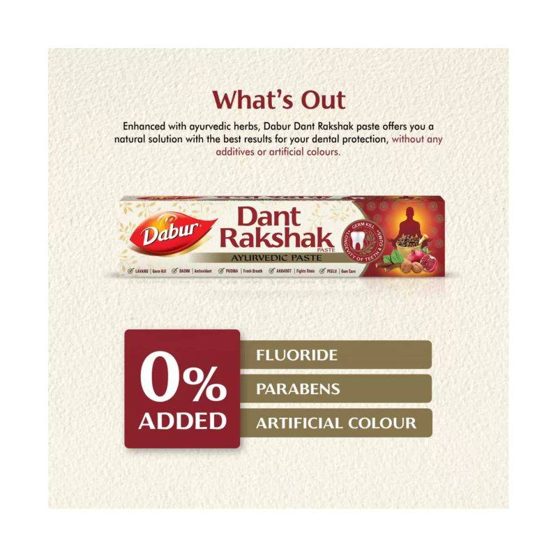 DABUR – DANT RAKSHAK TOOTHPASTE (350 GMS)