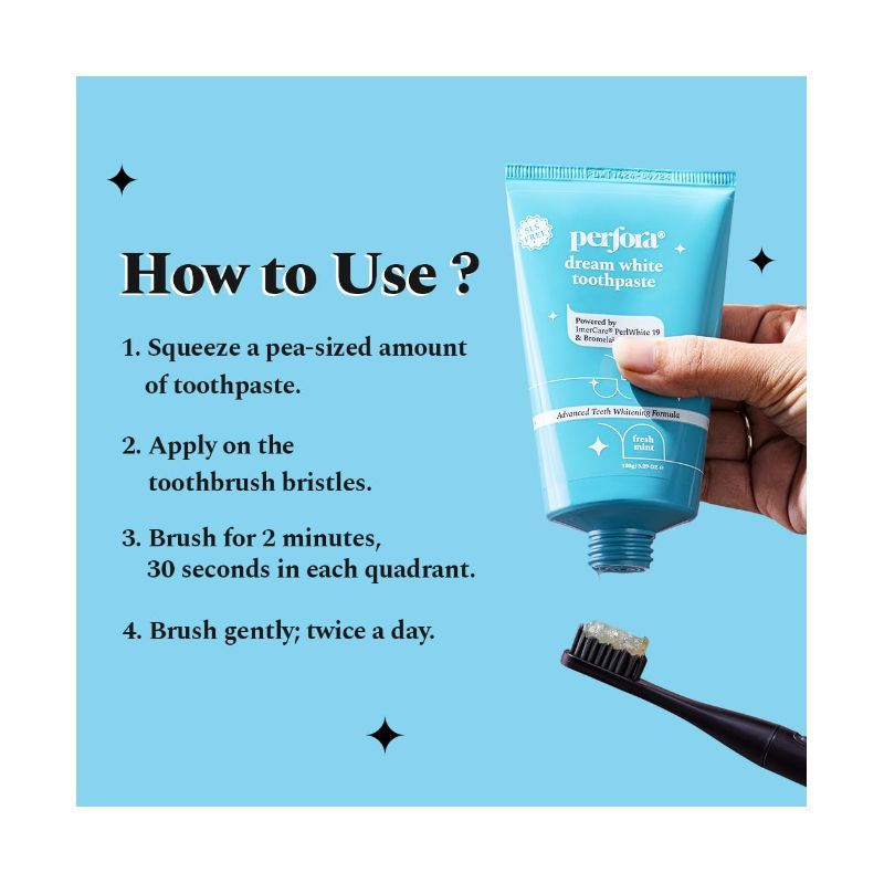 PERFORA – DREAM WHITE TOOTHPASTE “FRESH MINT” (150 GMS)