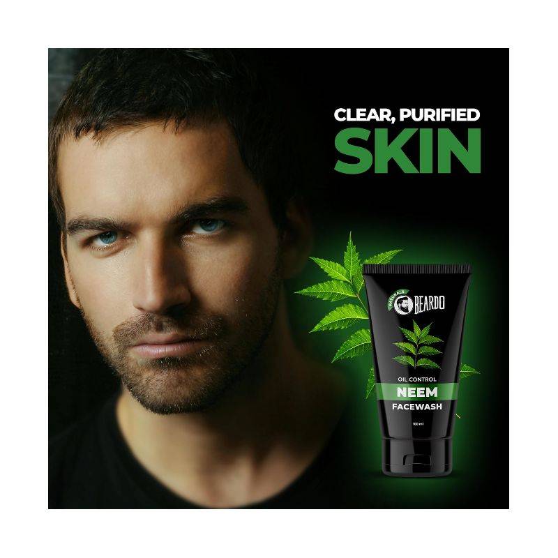 BEARDO – OIL CONTROL NEEM FACEWASH (100 ML)